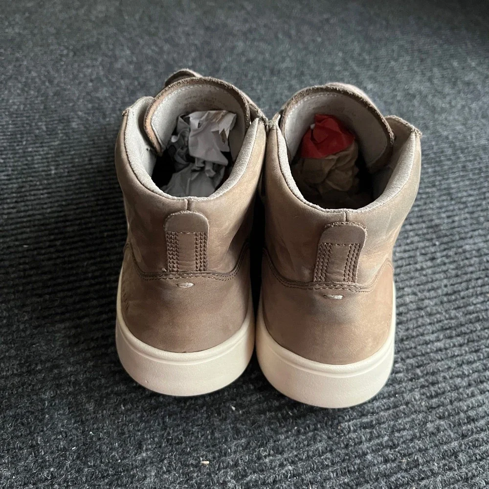 Cole Haan Grand Crosscourt Mid Sneaker Men 11.5 preppy Tan Nubuck C31864 Leather